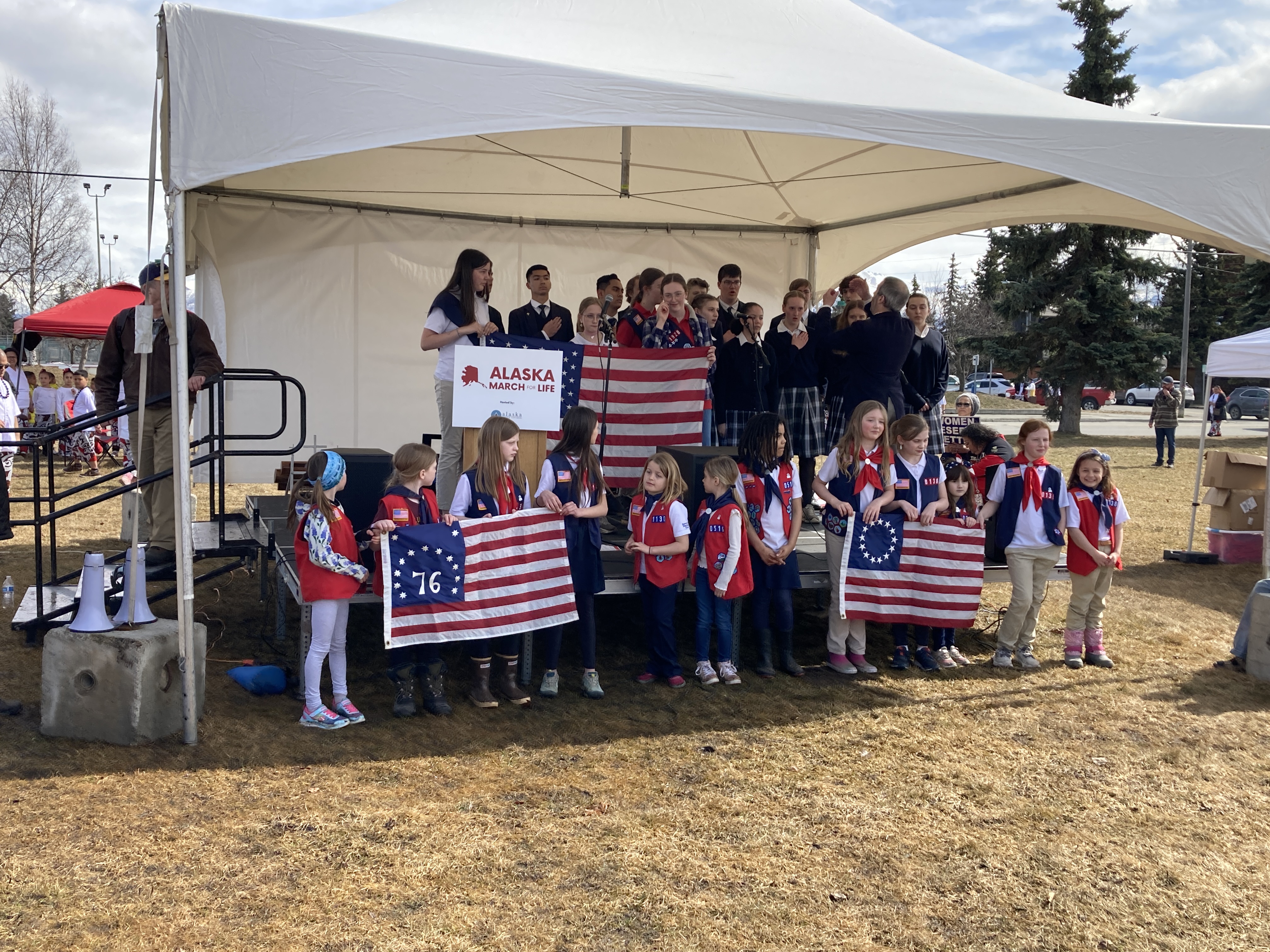 Holy Rosary Academy Choir & American Heritage Girls